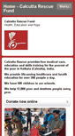 Mobile Screenshot of calcuttarescuefund.org.uk